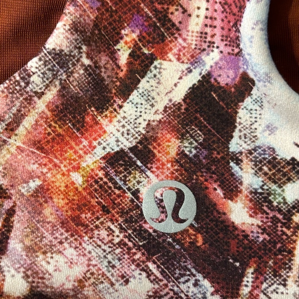 Lululemon Wunder Train Long-Line Bra Medium Support C/D Cups Urbantricity Size 8 - Picture 4 of 4